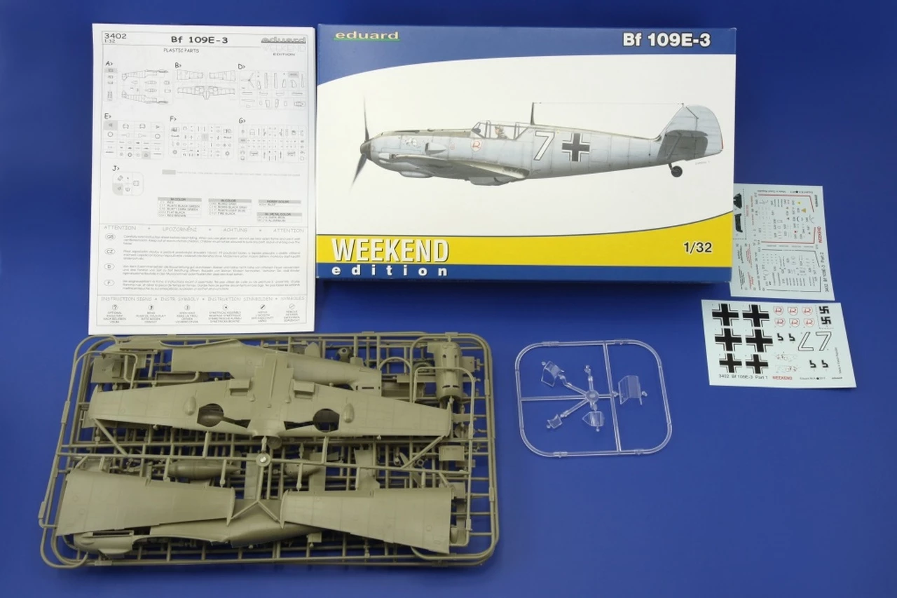 Promo β Messerschmitt Bf109E3 1/JG2 Fighter Germany 1940 (Weekend Edition Plastic Kit) 1/32 Eduard π₯ 2 Promo β Messerschmitt Bf109E3 1/JG2 Fighter Germany 1940 (Weekend Edition Plastic Kit) 1/32 Eduard π₯ - Image 2