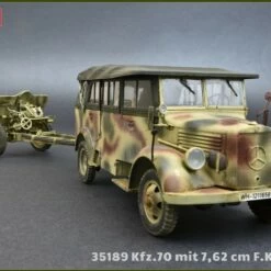 Budget 🎁 German Kfz 70 Cargo Truck w/7.62cm FK39(r) Field Gun & Ammo Boxes 1/35 Miniart ⭐ -megahobby Sales Store 010 46372.1535633074