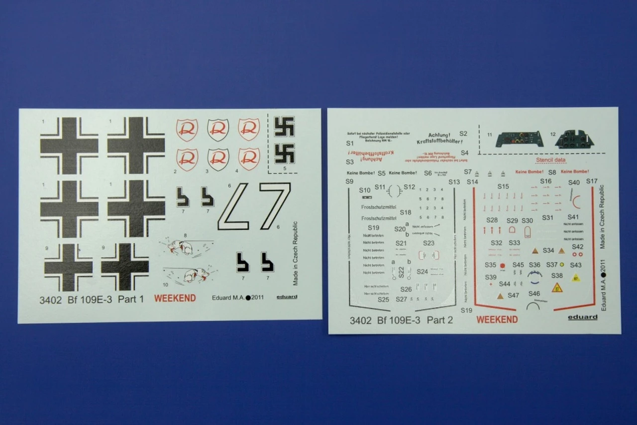 Promo β Messerschmitt Bf109E3 1/JG2 Fighter Germany 1940 (Weekend Edition Plastic Kit) 1/32 Eduard π₯ 4 Promo β Messerschmitt Bf109E3 1/JG2 Fighter Germany 1940 (Weekend Edition Plastic Kit) 1/32 Eduard π₯ - Image 4