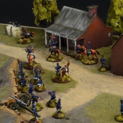 Best Sale 🎉 American Civil War 1864 Farmhouse Battle Diorama Set 1/72 Italeri 👏 -megahobby Sales Store 10LR 14181.1531489583