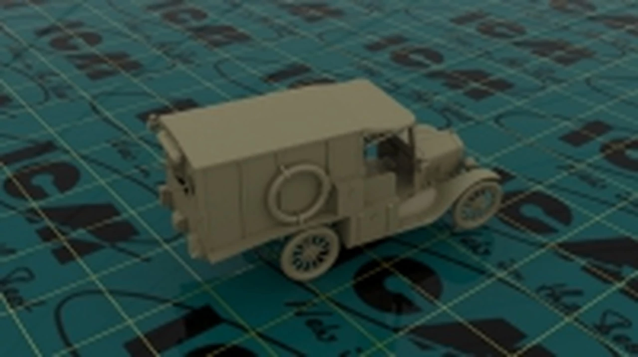 Buy π 1917 Model T Ambulance WWI American Car 1/35 ICM Models 𧨠2 Buy π 1917 Model T Ambulance WWI American Car 1/35 ICM Models 𧨠- Image 2