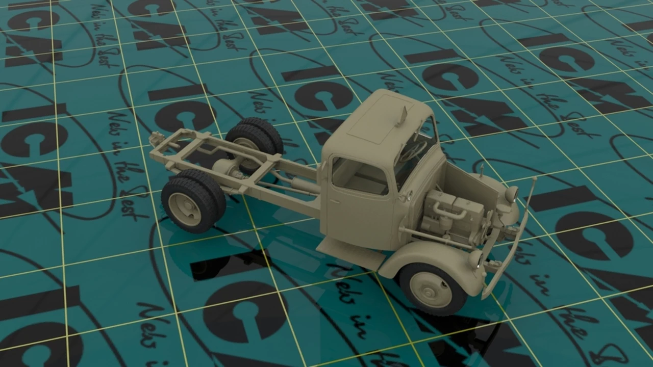 Flash Sale π― WWII German Type L3000S Truck 1/35 ICM Models π 8 Flash Sale π― WWII German Type L3000S Truck 1/35 ICM Models π - Image 8