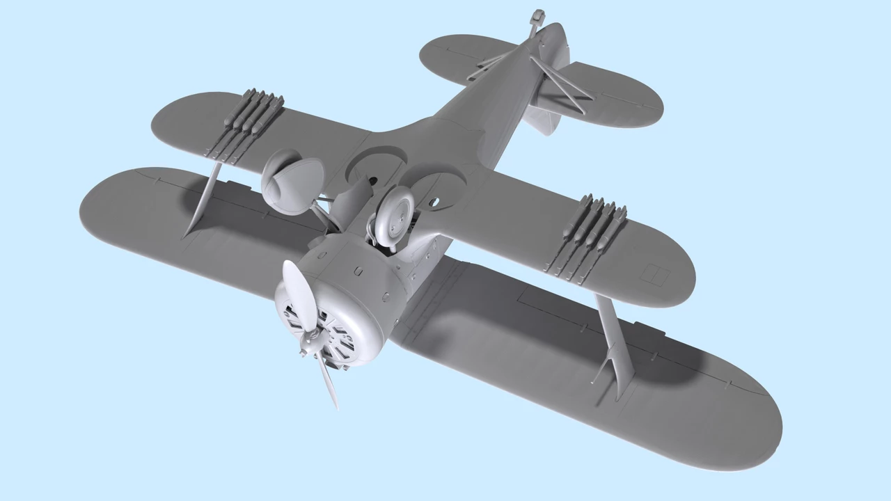 Best Sale π WWII Soviet I-153 Chaika Fighter 1/32 ICM Models π₯ 7 Best Sale π WWII Soviet I-153 Chaika Fighter 1/32 ICM Models π₯ - Image 7
