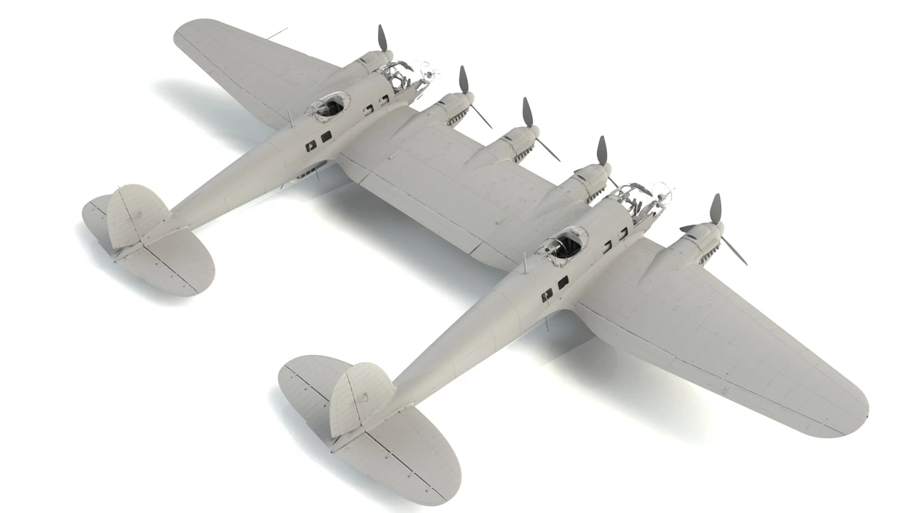 Best reviews of π WWII German He 111Z-1 Zwilling Glider Tug Aircraft 1/48 ICM Models π 2 Best reviews of π WWII German He 111Z-1 Zwilling Glider Tug Aircraft 1/48 ICM Models π - Image 2