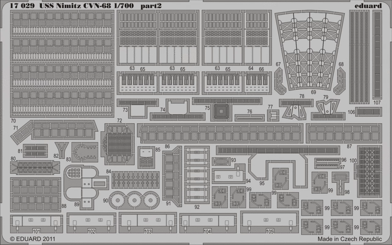 Best deal π₯ USS Nimitz CVN-68 (1975) detail set for TSM 1/700 Eduard βοΈ 2 Best deal π₯ USS Nimitz CVN-68 (1975) detail set for TSM 1/700 Eduard βοΈ - Image 2
