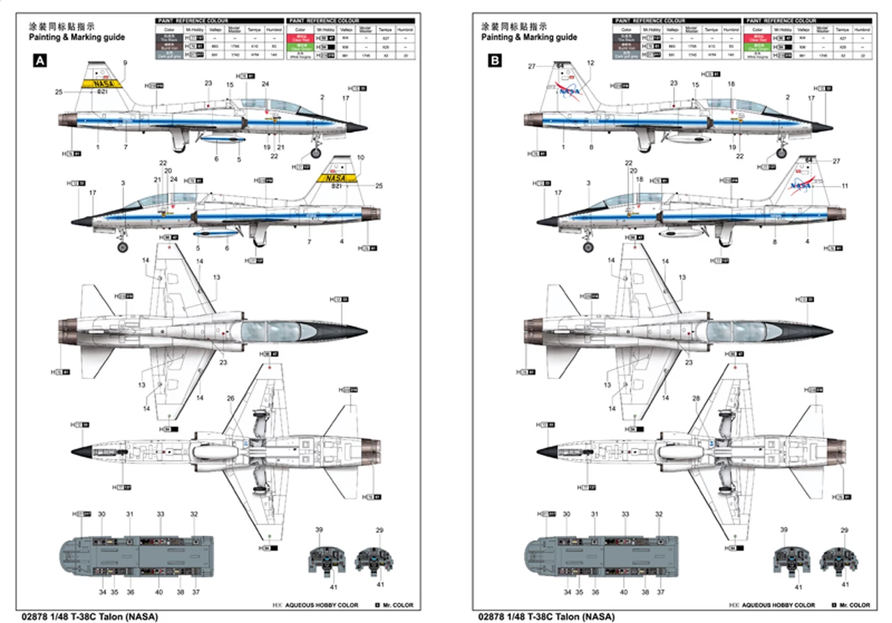 Cheapest π USAF T-38C Talon NASA Jet Trainer 1/48 Trumpeter π 3 Cheapest π USAF T-38C Talon NASA Jet Trainer 1/48 Trumpeter π - Image 3