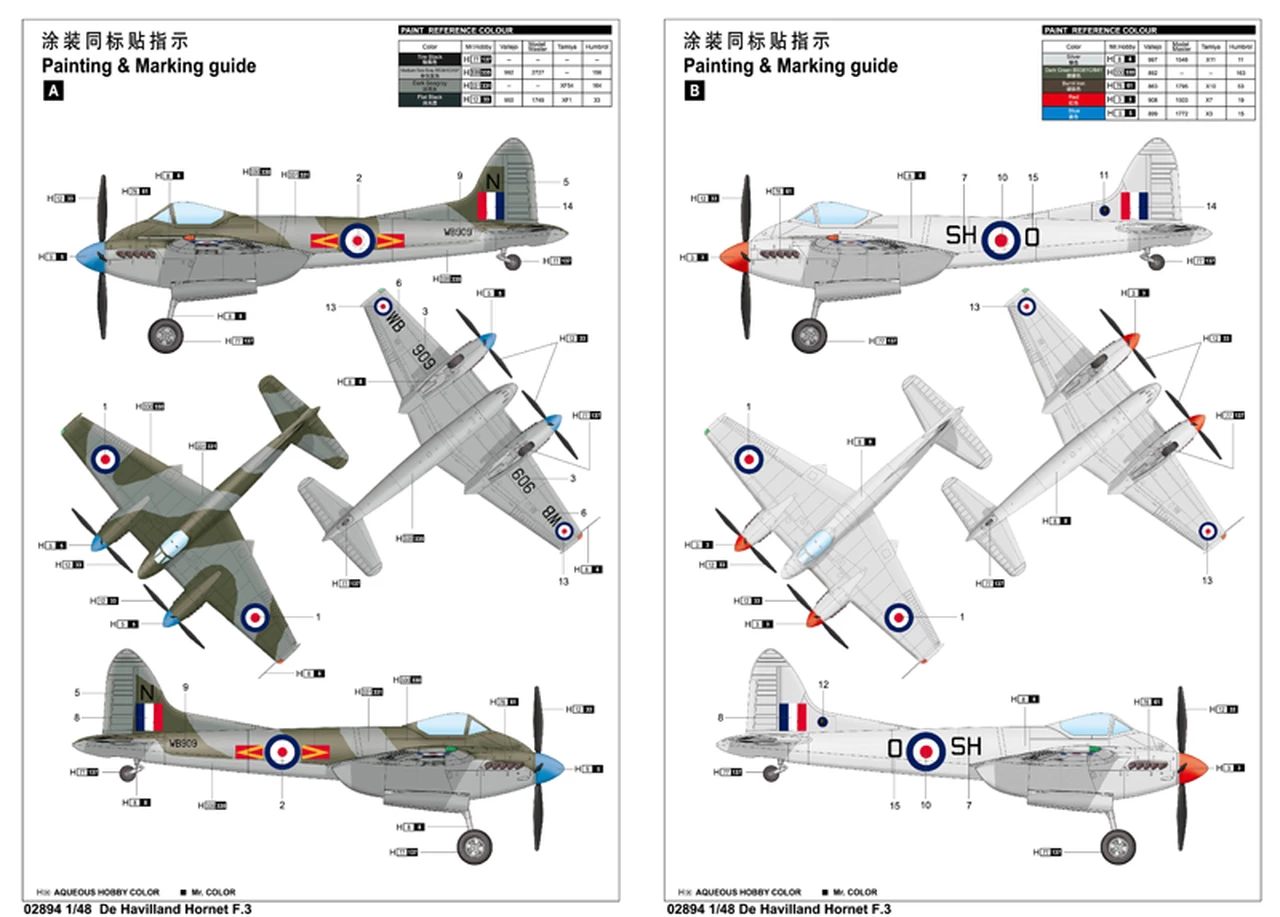 Outlet π De Havilland Hornet F.3 Fighter 1/48 Trumpeter π€© 9 Outlet π De Havilland Hornet F.3 Fighter 1/48 Trumpeter π€© - Image 9