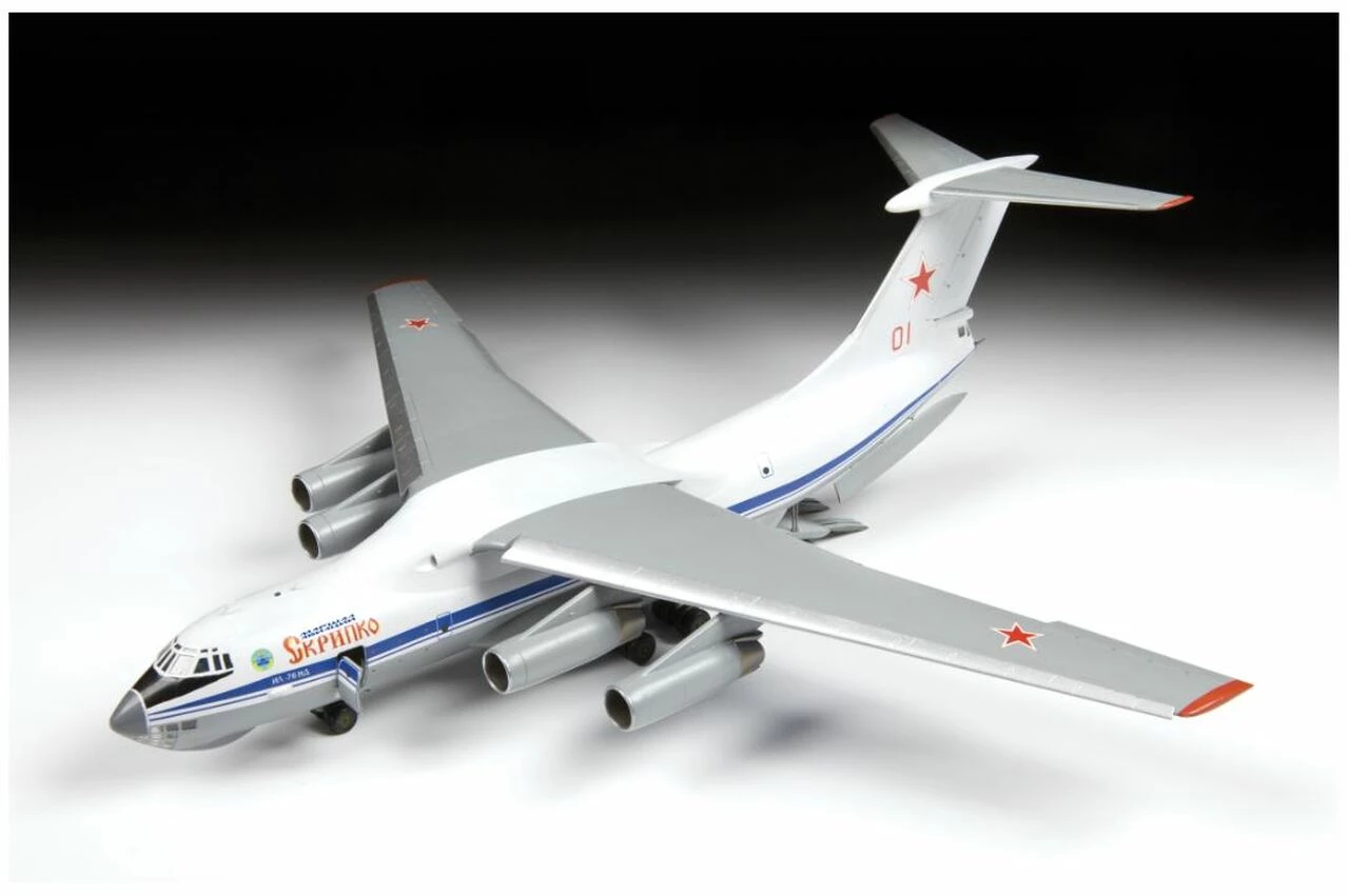 Promo π€© Russian Il-76 MD Strategic Airlifter Aircraft 1/144 Zvezda β 2 Promo π€© Russian Il-76 MD Strategic Airlifter Aircraft 1/144 Zvezda β - Image 2