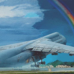 Brand new 🛒 C-5B Galaxy Military Transport Aircraft 1/144 Roden ✔️