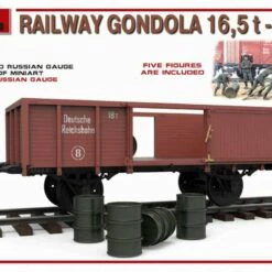 Best Pirce 🔥 WWII 16.5 18-Ton Railway Gondola w/Figures (5) & Fuel Drums (8) 1/35 Miniart 🌟 -megahobby Sales Store 35296 promo 05 768x543 62550.1557943590
