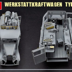 Hot Sale 🛒 German Type 03-30 Mobile Workshop Truck w/Equipment & Figure 1/35 Miniart ⌛ -megahobby Sales Store 35359 photos gray 7 05068.1609254128