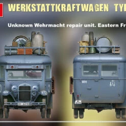 Hot Sale 🛒 German Type 03-30 Mobile Workshop Truck w/Equipment & Figure 1/35 Miniart ⌛ -megahobby Sales Store 35359 side views 2 73139.1609254128