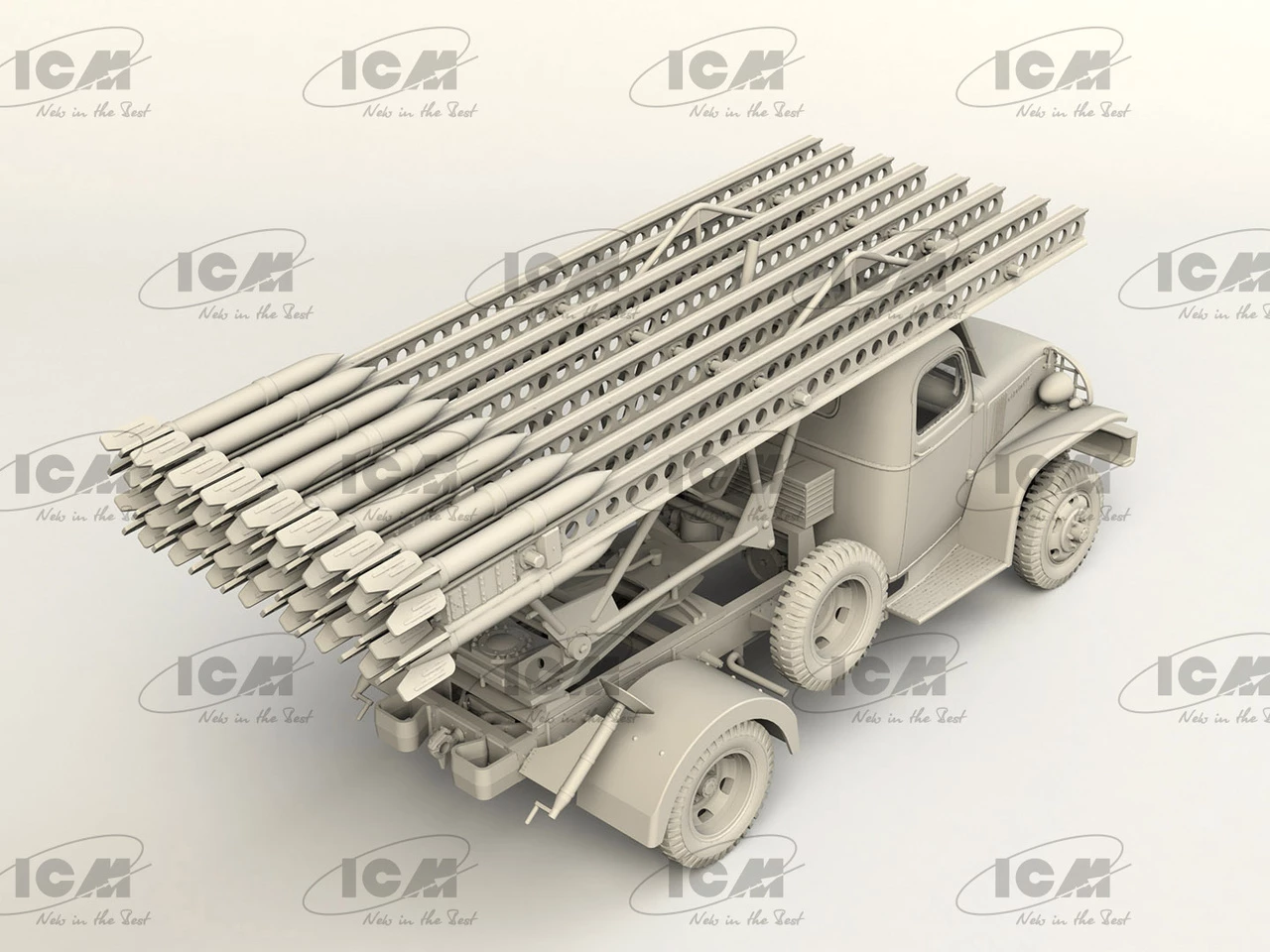 Discount π Soviet BM13-16 Multiple Launch Rocket System on G7107 Base Vehicle 1/35 ICM Models π 4 Discount π Soviet BM13-16 Multiple Launch Rocket System on G7107 Base Vehicle 1/35 ICM Models π - Image 4