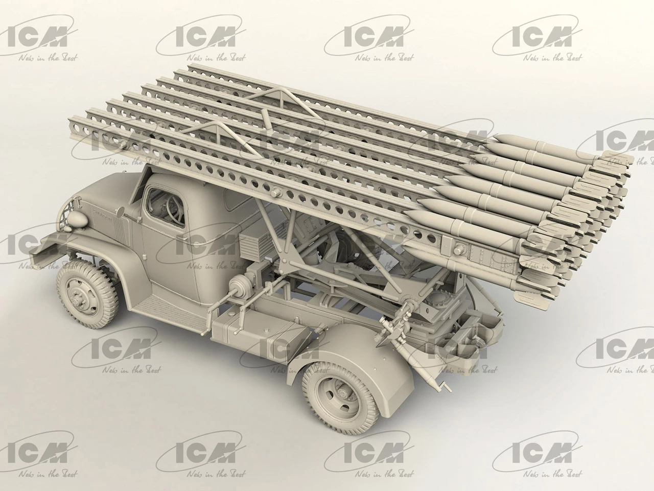 Discount π Soviet BM13-16 Multiple Launch Rocket System on G7107 Base Vehicle 1/35 ICM Models π 5 Discount π Soviet BM13-16 Multiple Launch Rocket System on G7107 Base Vehicle 1/35 ICM Models π - Image 5