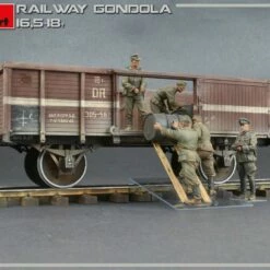 Best Pirce 🔥 WWII 16.5 18-Ton Railway Gondola w/Figures (5) & Fuel Drums (8) 1/35 Miniart 🌟 -megahobby Sales Store 35600 photo 05 768x576 06744.1557943609