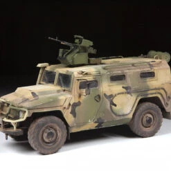 Promo 😀 Russian GAZ-233114 Tigr-M Armored Vehicle w/Arbalet Weapon 1/35 Zvezda ✔️ -megahobby Sales Store 3683 GAZ Tiger Arbalet Back KX 83562.1554223894
