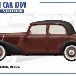 Deals 👍 German Type 170V Convertible Saloon 4-Door Car 1/35 Miniart ✨ -megahobby Sales Store 38016 Side views 01 18694.1578064509