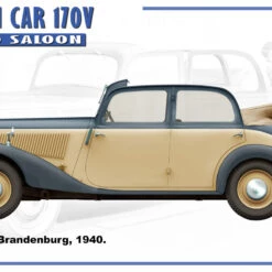 Deals 👍 German Type 170V Convertible Saloon 4-Door Car 1/35 Miniart ✨ -megahobby Sales Store 38016 Side views 02 70500.1578064380