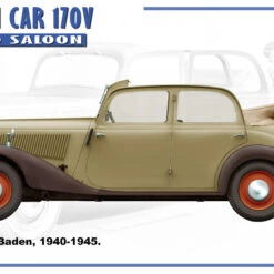Deals 👍 German Type 170V Convertible Saloon 4-Door Car 1/35 Miniart ✨ -megahobby Sales Store 38016 Side views 04 39962.1578064384
