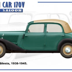 Deals 👍 German Type 170V Convertible Saloon 4-Door Car 1/35 Miniart ✨ -megahobby Sales Store 38016 Side views 06 95345.1578064380