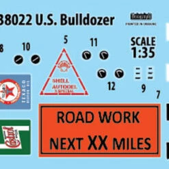 Promo 🎉 US Bulldozer 1/35 Miniart 🧨 -megahobby Sales Store 38022 Decals sheet 02411.1554735776