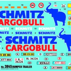 Outlet 🔔 Dumper Trailer 1/24 Italeri 🎉 -megahobby Sales Store 3845 Decals 15475.1531490542