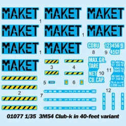 Deals 🛒 3M54 Club-K 40ft Variant Container Missile System 1/35 Trumpeter 👏 -megahobby Sales Store 3M54 Club k in 40 feet variant 01077 6 98658.1599653295