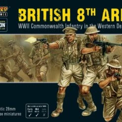 Cheap 🧨 Bolt Action: WWII British 8th Army Commonwealth Infantry Western Desert (30) (Plastic) 28mm Warlord Games 😀