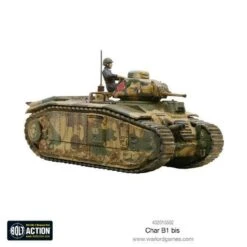 Promo ✨ Bolt Action: WWII Char B1bis French Medium Tank (Plastic) 28mm Warlord Games 💯 -megahobby Sales Store 402015502 Char B1 bis 03 11283.1530533462