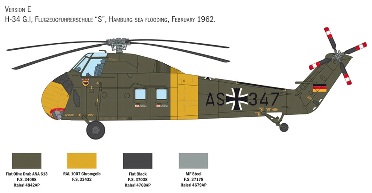 Coupon 𧨠H-34A Pirate/UH-34D US Marines Helicopter 1/48 Italeri π€© 5 Coupon 𧨠H-34A Pirate/UH-34D US Marines Helicopter 1/48 Italeri π€© - Image 5