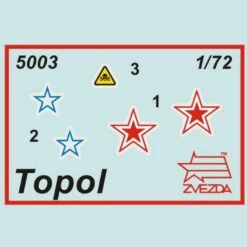 Best reviews of π Topol SS-25 'Sickle' Russian Intercontinental Ballistic Missile Launcher 1/72 Zvezda π 37 Best reviews of π Topol SS-25 'Sickle' Russian Intercontinental Ballistic Missile Launcher 1/72 Zvezda π -megahobby Sales Store 5003 Topol decal 11350.1544545485