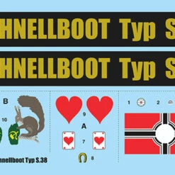 Promo 😀 WWII German Schnellboot Type S-38 Torpedo Boat with 4.0cm Flak 28 (Bofors) 1/35 Italeri 🎁 -megahobby Sales Store 5620 decalsLR 37005.1532443343