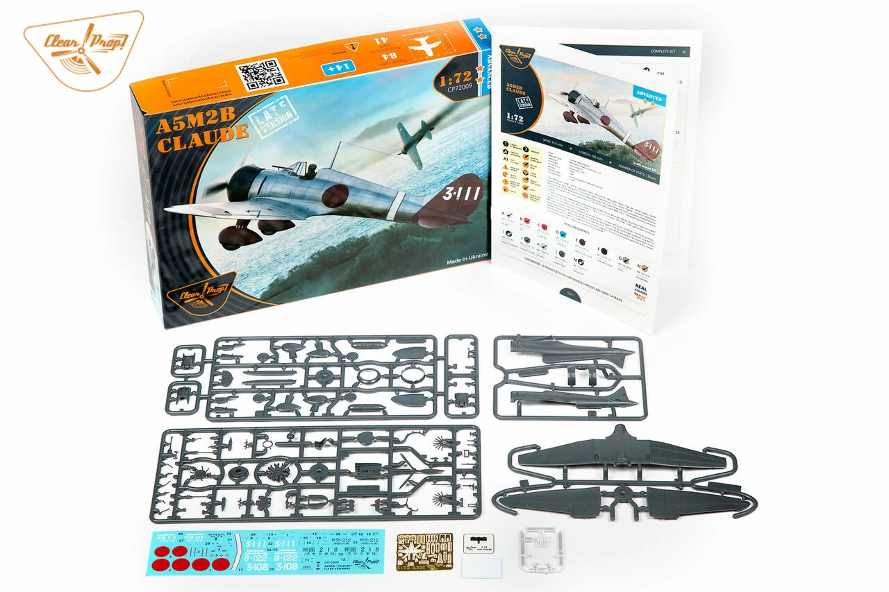 Flash Sale π A5M2b Claude Late Version Japanese Fighter (Advanced) 1/72 Clear Prop Models β 2 Flash Sale π A5M2b Claude Late Version Japanese Fighter (Advanced) 1/72 Clear Prop Models β - Image 2