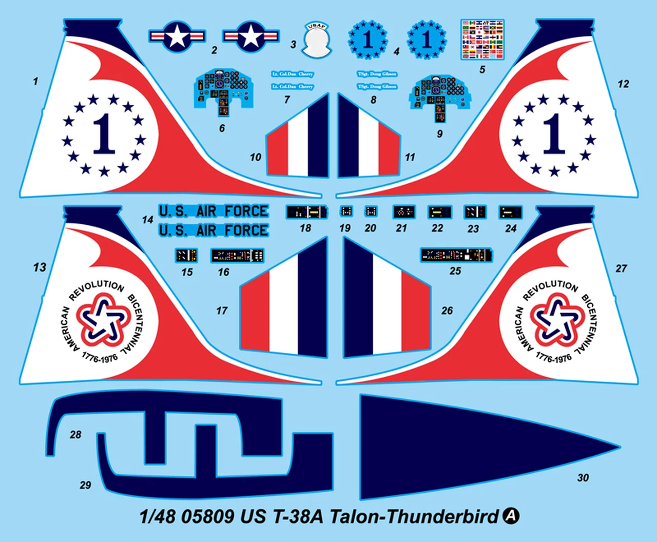 Cheapest π USAF T-38A Talon-Thunderbird 1/48 Trumpeter β 8 Cheapest π USAF T-38A Talon-Thunderbird 1/48 Trumpeter β - Image 8