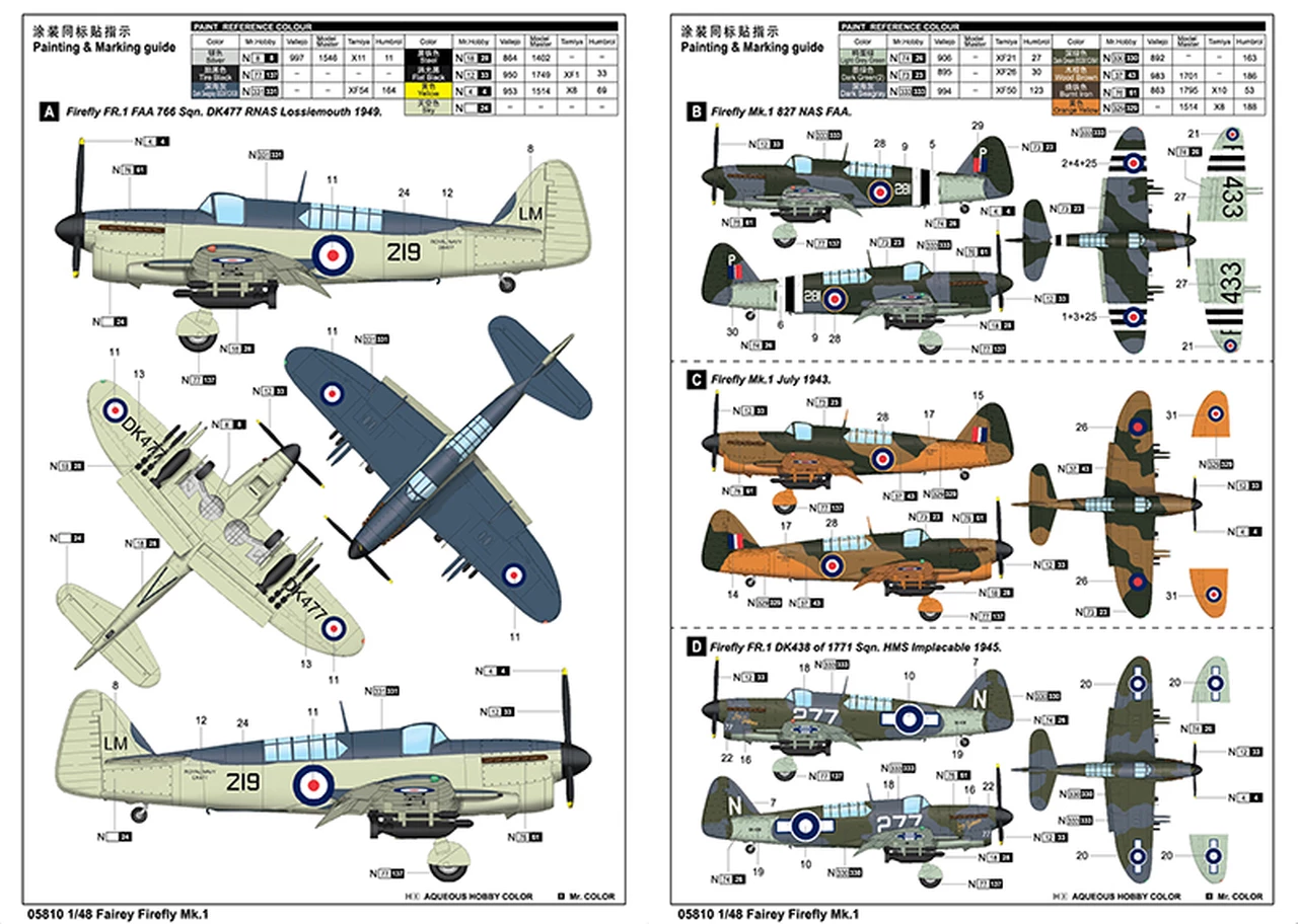 New π₯ Fairey Firefly Mk.I Fighter 1/48 Trumpeter π 10 New π₯ Fairey Firefly Mk.I Fighter 1/48 Trumpeter π - Image 10