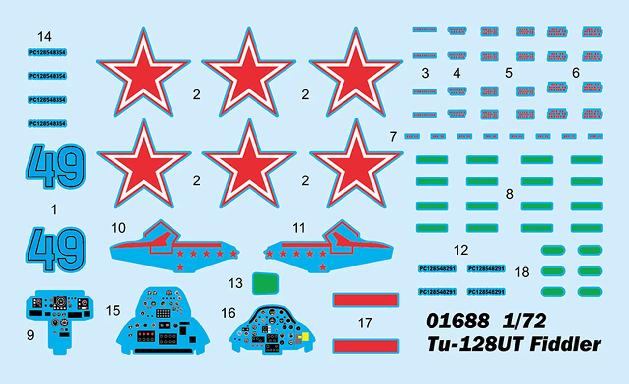 New π Tu-128UT Fiddler 1/72 Trumpeter π 11 New π Tu-128UT Fiddler 1/72 Trumpeter π - Image 11