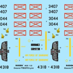 Wholesale 🤩 Reims Cessna FTB337G Lynx Bush War Rhodesian Air Force Light Attack War Aircraft 1/32 Roden 😍 -megahobby Sales Store 628 dec 98300.1538661906