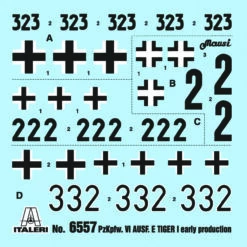 Coupon 🔔 PzKpfw VI Ausf E Tiger Early Production Tank 1/35 Italeri 🔥 -megahobby Sales Store 6557 decalsLR 63525.1536082165