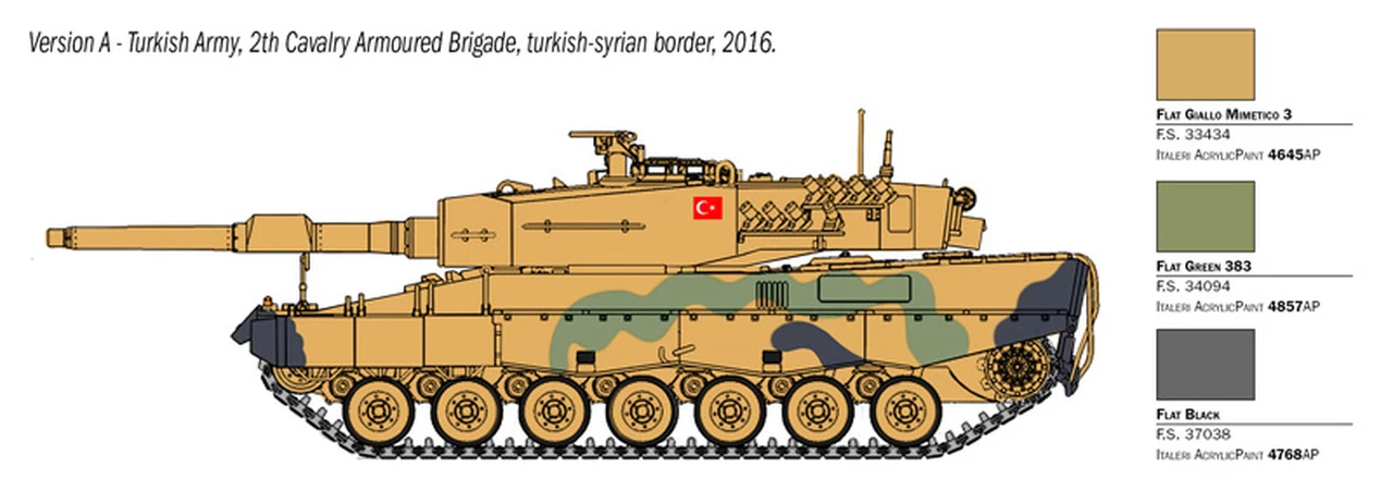 Cheapest ⌛ Leopard 2A4 Tank 1/35 Italeri ⌛ 3 Cheapest ⌛ Leopard 2A4 Tank 1/35 Italeri ⌛ - Image 3