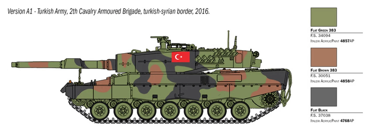 Cheapest ⌛ Leopard 2A4 Tank 1/35 Italeri ⌛ 2 Cheapest ⌛ Leopard 2A4 Tank 1/35 Italeri ⌛ - Image 2