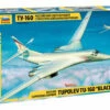 Coupon 🤩 Tupolev Tu-160 Blackjack Russian Supersonic Bomber 1/144 Zvezda ✔️