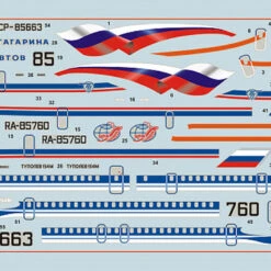 Brand new 🔥 Tu-154M Russian Medium Range Passenger Jet 1/144 Zvezda ❤️ -megahobby Sales Store 7004 Tu 154M Decal 63272.1547470770