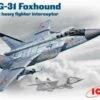 Buy 👍 MiG-31 Foxhound Soviet Heavy Fighter Interceptor 1/72 ICM Models 🧨