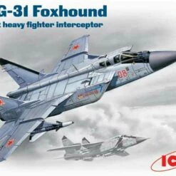 Buy 👍 MiG-31 Foxhound Soviet Heavy Fighter Interceptor 1/72 ICM Models 🧨