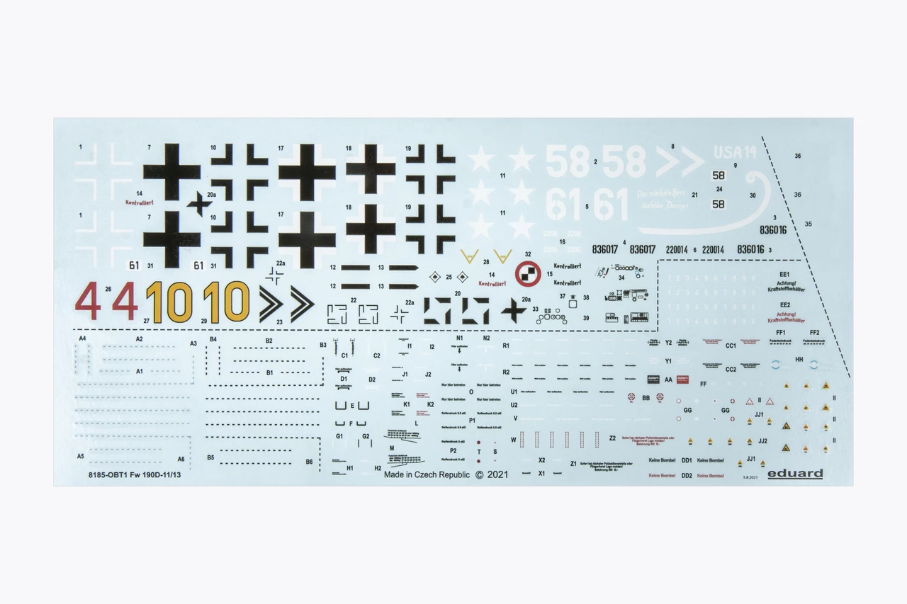 Cheap π WWII Fw 190D-11/13 German Fighter (Profi-Pack Plastic Kit) 1/48 Eduard β 12 Cheap π WWII Fw 190D-11/13 German Fighter (Profi-Pack Plastic Kit) 1/48 Eduard β - Image 12