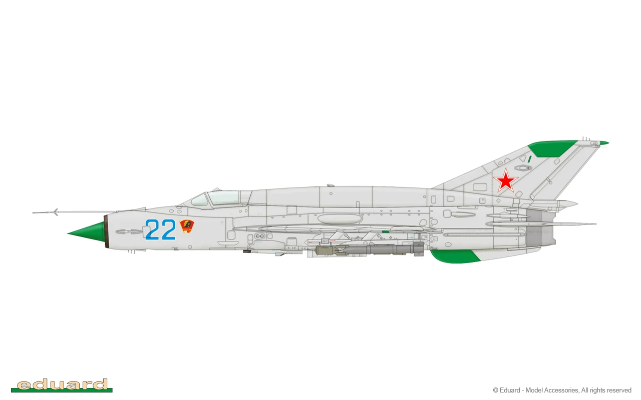 Brand new π― MiG-21 SMT Fighter (Profi-Pack Plastic Kit) 1/48 Eduard π 15 Brand new π― MiG-21 SMT Fighter (Profi-Pack Plastic Kit) 1/48 Eduard π - Image 15