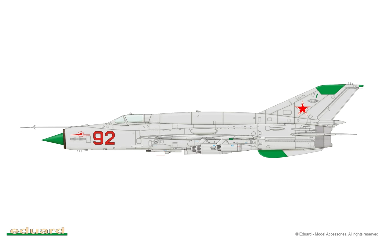 Brand new π― MiG-21 SMT Fighter (Profi-Pack Plastic Kit) 1/48 Eduard π 14 Brand new π― MiG-21 SMT Fighter (Profi-Pack Plastic Kit) 1/48 Eduard π - Image 14