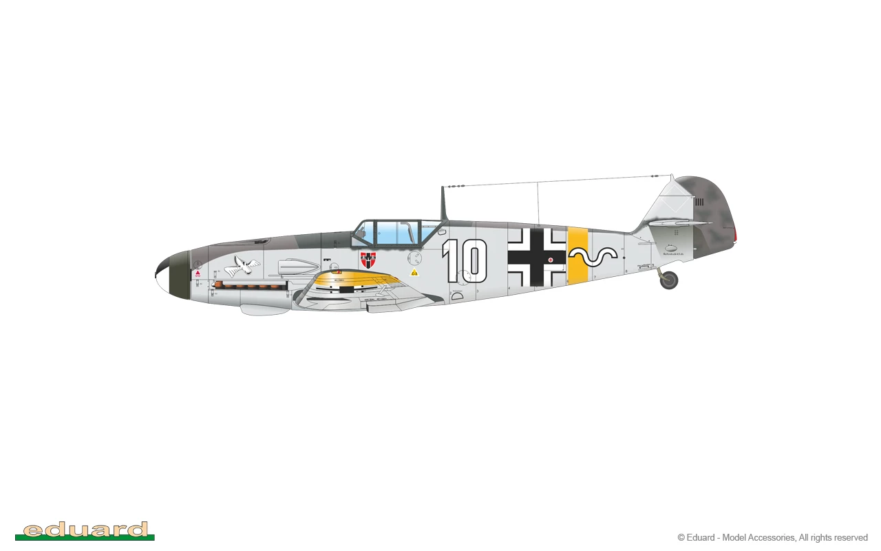 Hot Sale β Bf 109F-2 Fighter (Wkd Edition Plastic Kit) 1/48 Eduard π 4 Hot Sale β Bf 109F-2 Fighter (Wkd Edition Plastic Kit) 1/48 Eduard π - Image 4