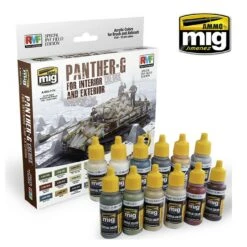 Best deal 🌟 Panther-G Acrylic Colors Set for Interior and Exterior AMMO by Mig Jimenez 🔔