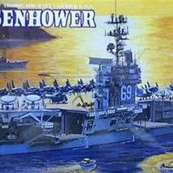 New 🎁 USS CVN-69 Eisenhower Carier 1/800 Academy 🤩